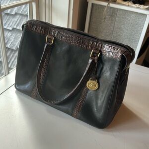 Vintage Brahmin Black and Brown Purse